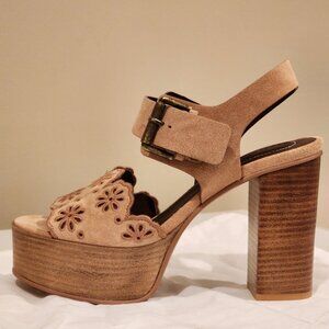 Brand New!!| EU38.5| Chloe: Krysty High Block Heel Platform Sandal